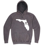  "Florida Home State Pride" hoodie, 3XL, Vintage Zinc