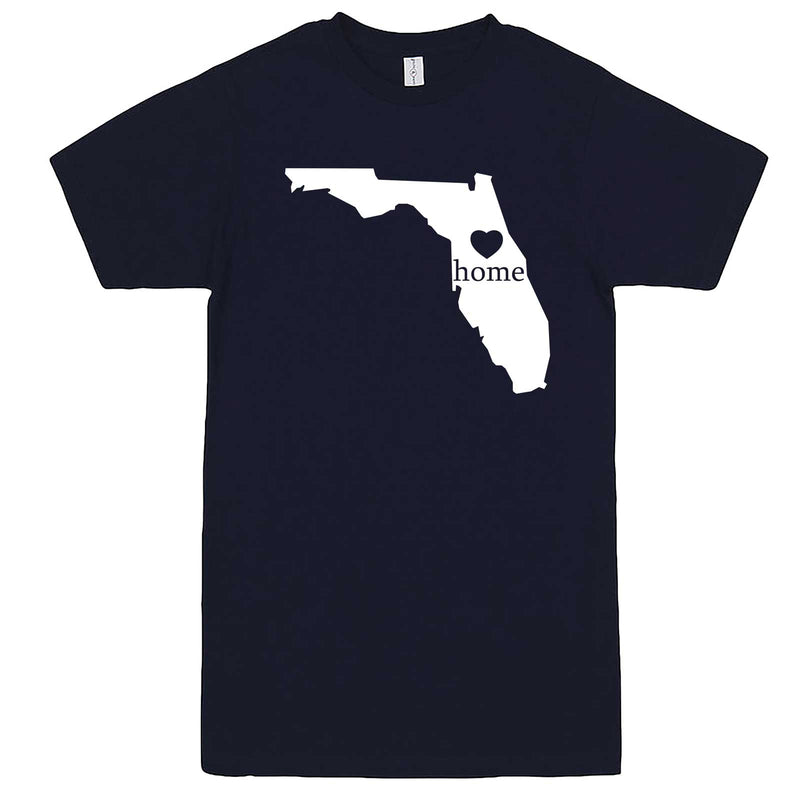 "Florida Home State Pride" men's t-shirt Navy-Blue