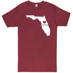  "Florida Home State Pride" men's t-shirt Vintage Brick