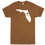  "Florida Home State Pride" men's t-shirt Vintage Camel