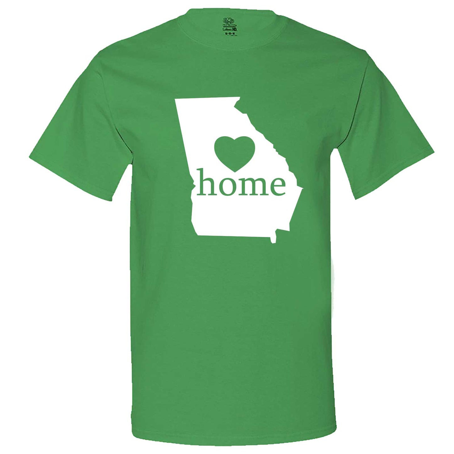  "Georgia Home State Pride, Pink" men's t-shirt Irish-Green