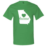  "Georgia Home State Pride, Pink" men's t-shirt Irish-Green