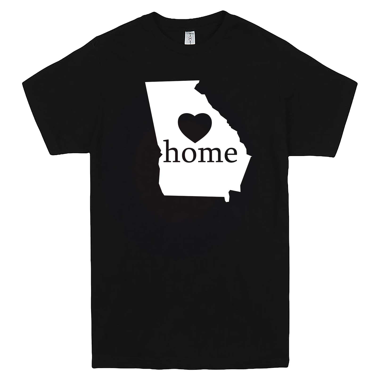  "Georgia Home State Pride, Pink" men's t-shirt Black