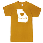  "Georgia Home State Pride, Pink" men's t-shirt Mustard