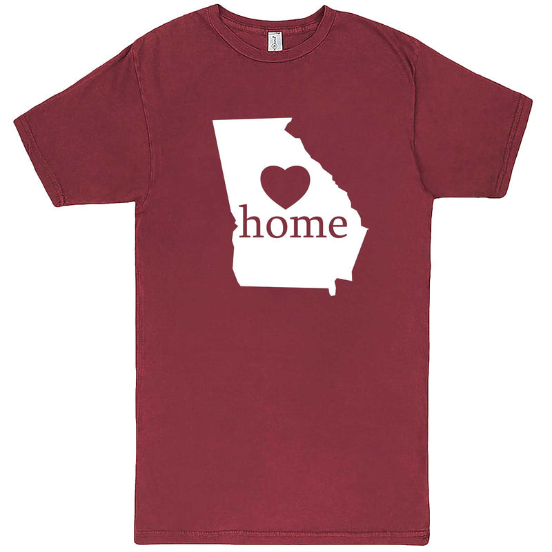  "Georgia Home State Pride, Pink" men's t-shirt Vintage Brick