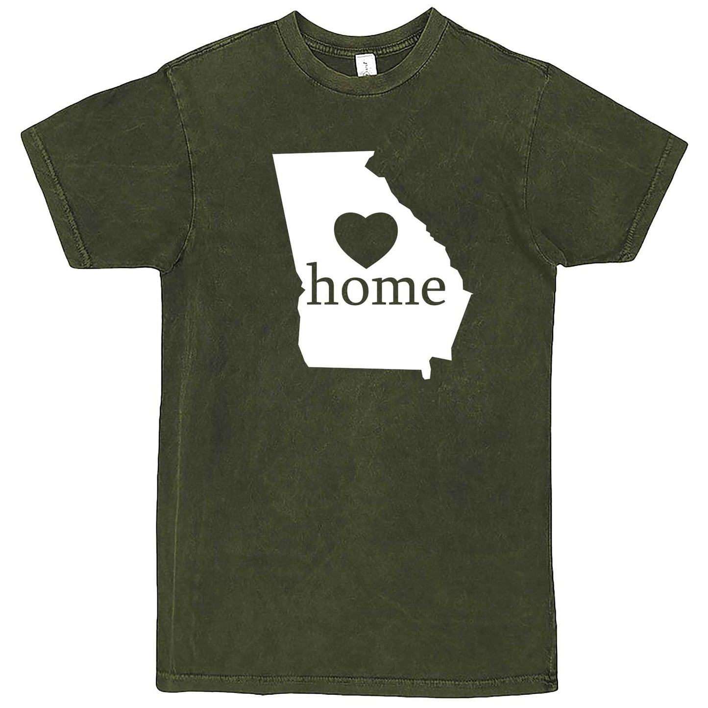  "Georgia Home State Pride, Pink" men's t-shirt Vintage Olive