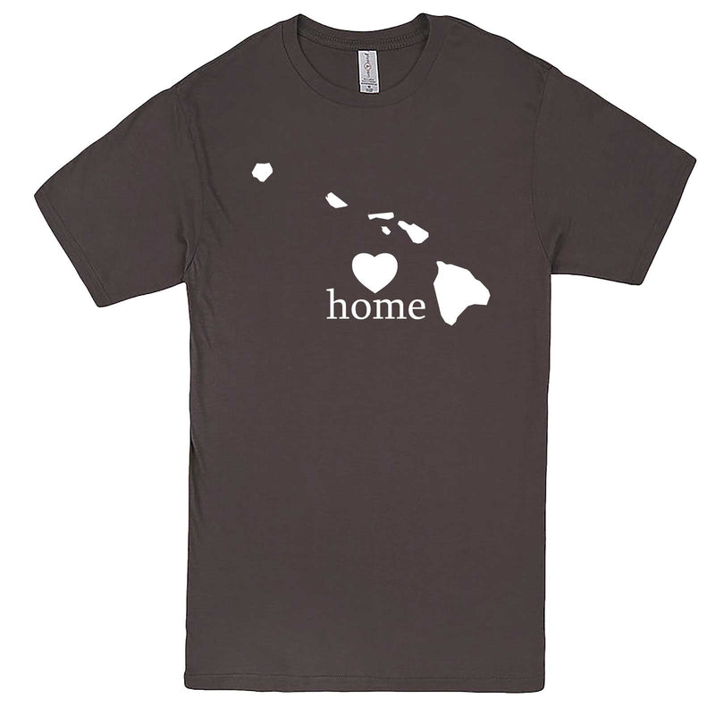  "Hawaii Home State Pride, Pink" men's t-shirt Charcoal