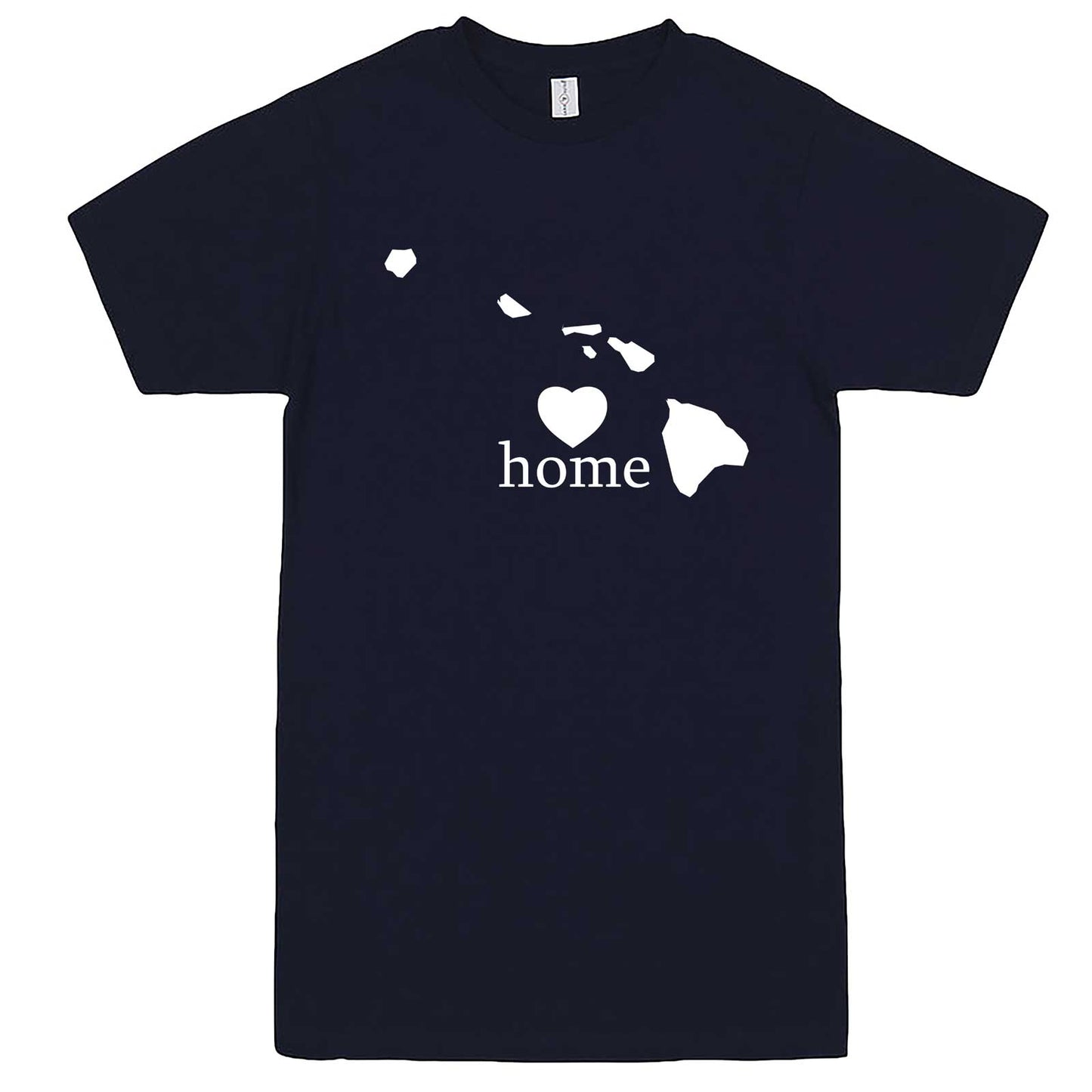  "Hawaii Home State Pride, Pink" men's t-shirt Navy-Blue