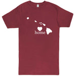  "Hawaii Home State Pride, Pink" men's t-shirt Vintage Brick