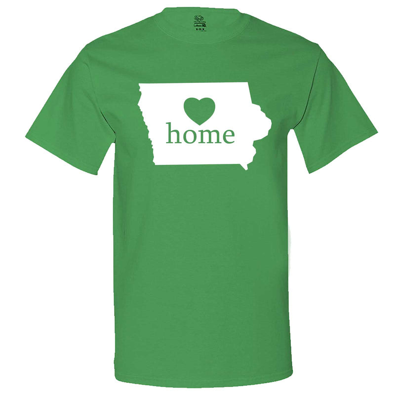  "Iowa Home State Pride" men's t-shirt Irish-Green