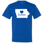  "Iowa Home State Pride" men's t-shirt Royal-Blue