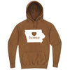  "Iowa Home State Pride" hoodie, 3XL, Vintage Camel