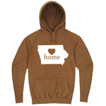  "Iowa Home State Pride" hoodie, 3XL, Vintage Camel
