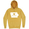  "Iowa Home State Pride" hoodie, 3XL, Vintage Mustard