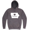  "Iowa Home State Pride" hoodie, 3XL, Vintage Zinc