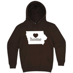  "Iowa Home State Pride" hoodie, 3XL, Chestnut