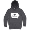  "Iowa Home State Pride" hoodie, 3XL, Storm