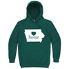 "Iowa Home State Pride" hoodie, 3XL, Teal