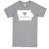  "Iowa Home State Pride" men's t-shirt Heather-Grey