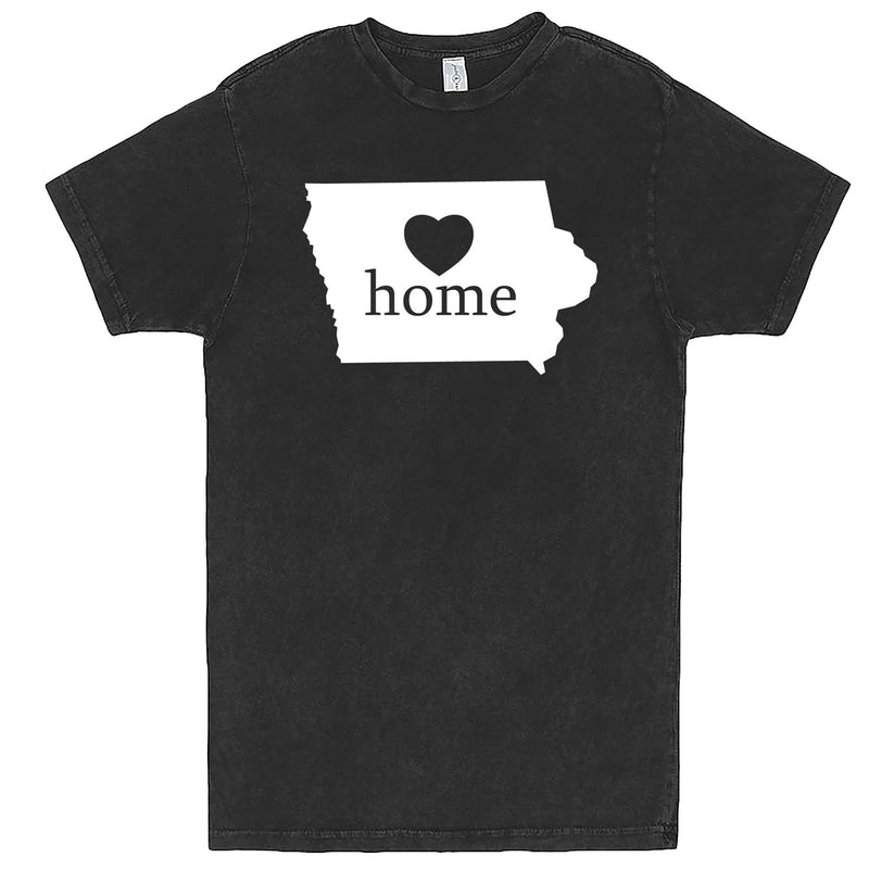  "Iowa Home State Pride" men's t-shirt Vintage Black