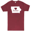  "Iowa Home State Pride" men's t-shirt Vintage Brick