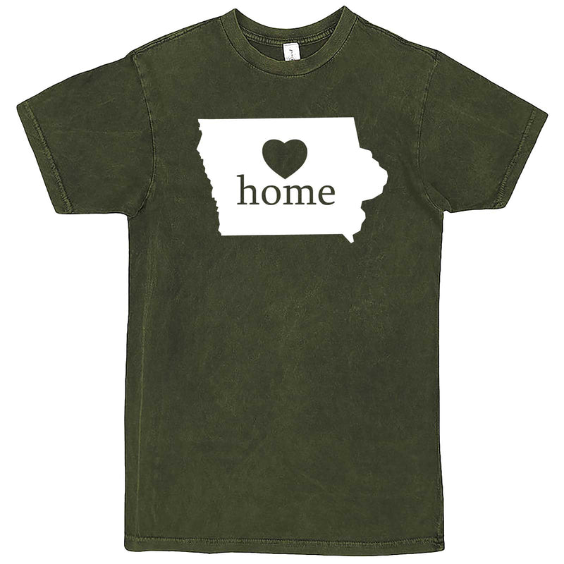  "Iowa Home State Pride" men's t-shirt Vintage Olive