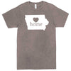  "Iowa Home State Pride" men's t-shirt Vintage Zinc