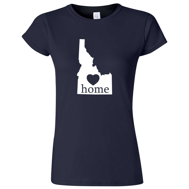  "Idaho Home State Pride" women's t-shirt Navy Blue
