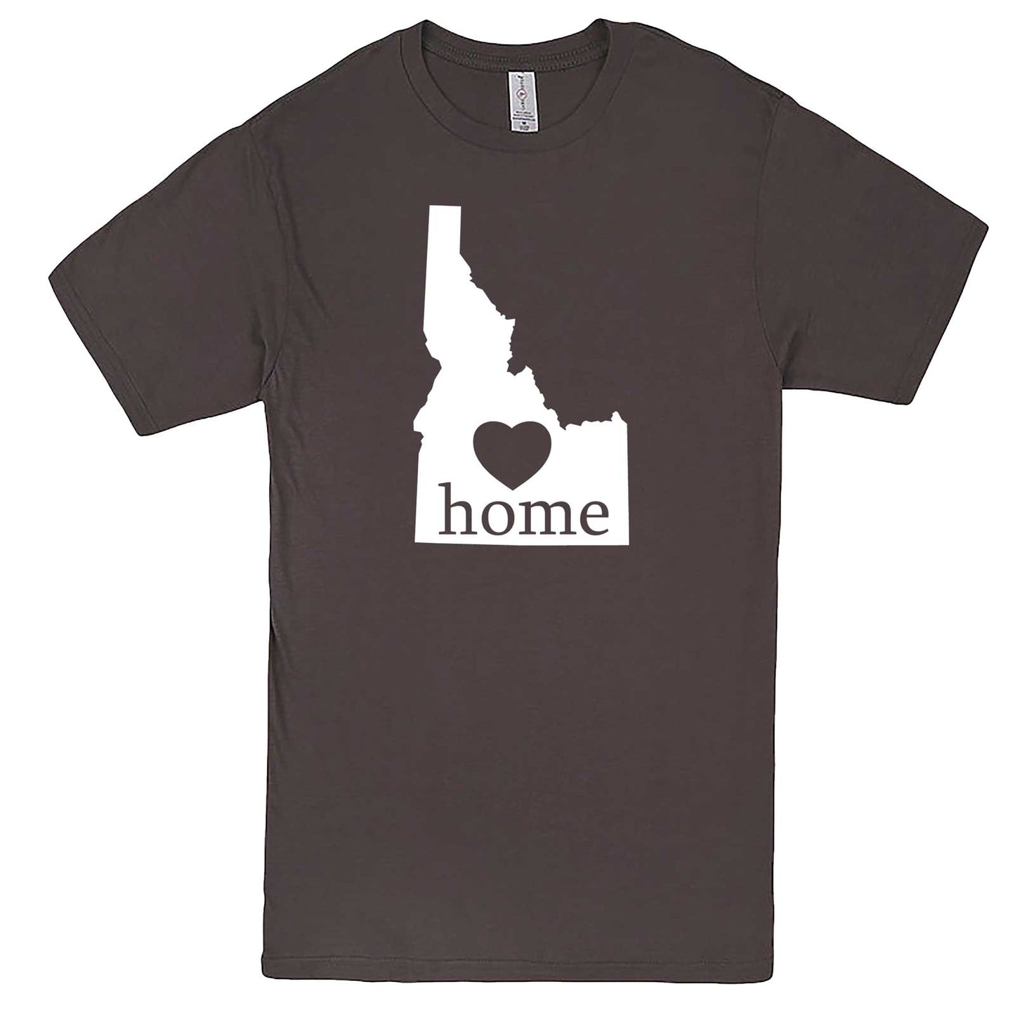  "Idaho Home State Pride" men's t-shirt Charcoal