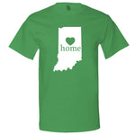  "Indiana Home State Pride, Pink" men's t-shirt Irish-Green