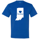  "Indiana Home State Pride, Pink" men's t-shirt Royal-Blue