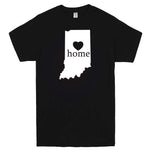  "Indiana Home State Pride, Pink" men's t-shirt Black