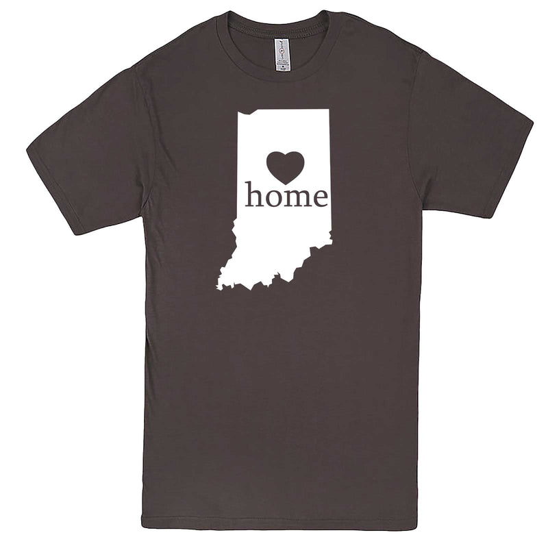  "Indiana Home State Pride, Pink" men's t-shirt Charcoal
