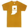  "Indiana Home State Pride, Pink" men's t-shirt Mustard