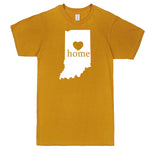  "Indiana Home State Pride, Pink" men's t-shirt Mustard
