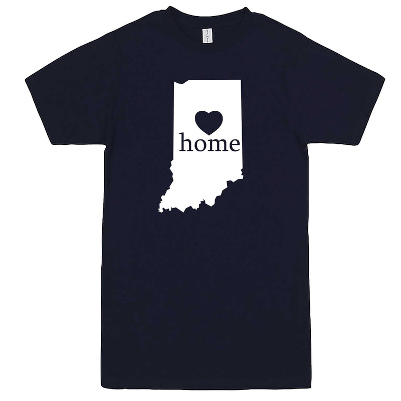  "Indiana Home State Pride, Pink" men's t-shirt Navy-Blue