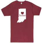  "Indiana Home State Pride, Pink" men's t-shirt Vintage Brick