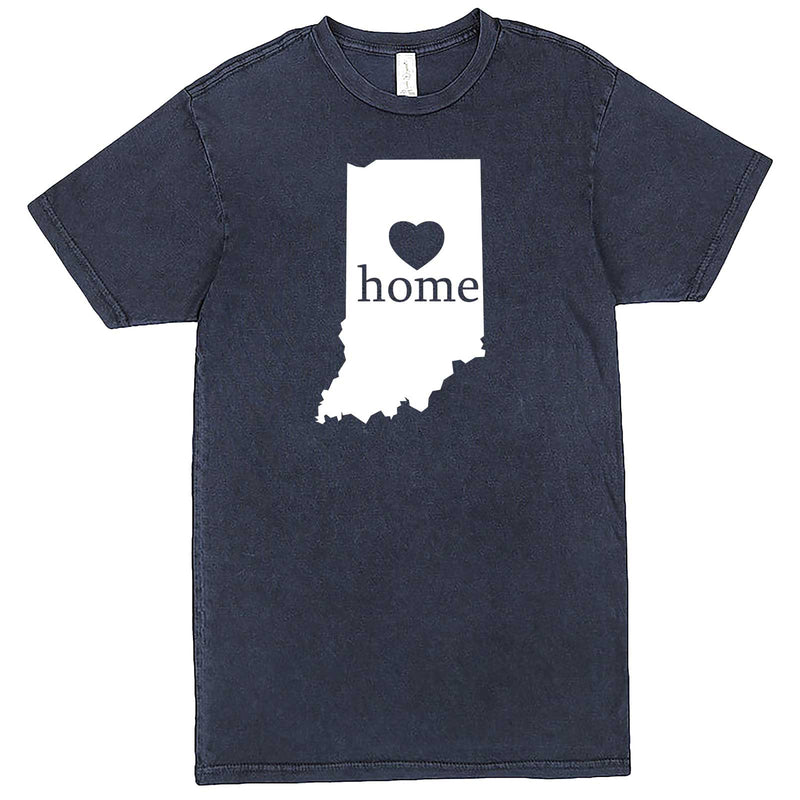  "Indiana Home State Pride, Pink" men's t-shirt Vintage Denim