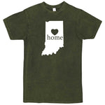  "Indiana Home State Pride, Pink" men's t-shirt Vintage Olive