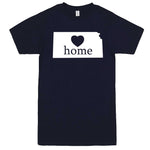  "Kansas Home State Pride, Pink" men's t-shirt Navy-Blue