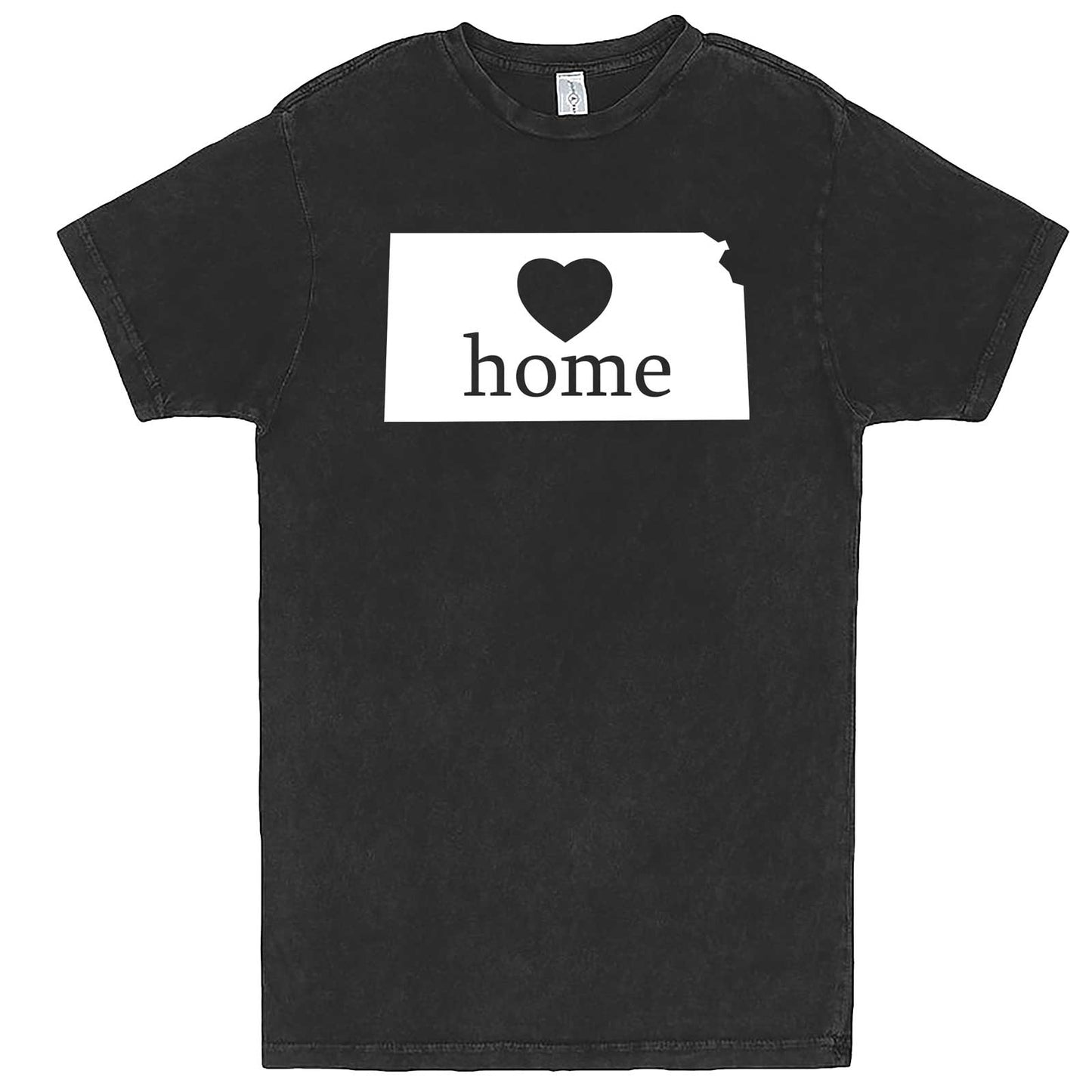  "Kansas Home State Pride, Pink" men's t-shirt Vintage Black