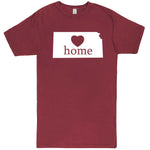 "Kansas Home State Pride, Pink" men's t-shirt Vintage Brick