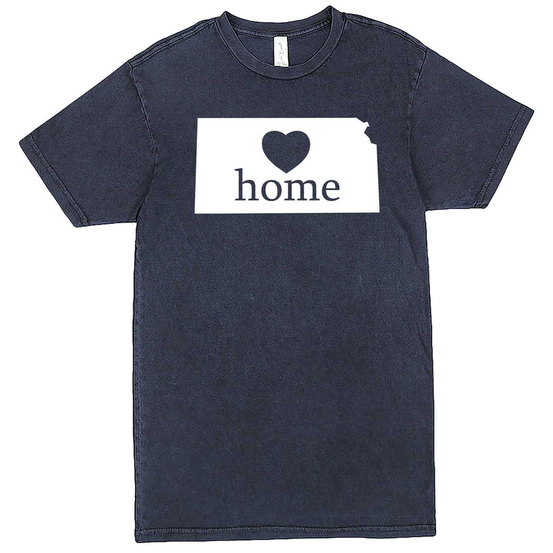  "Kansas Home State Pride, Pink" men's t-shirt Vintage Denim