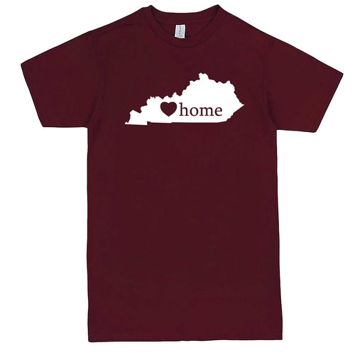 "Kentucky Home State Pride" men's t-shirt Burgundy