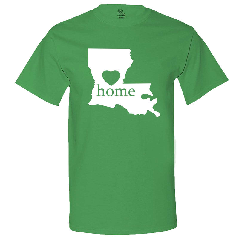  "Louisiana Home State Pride" men's t-shirt Irish-Green