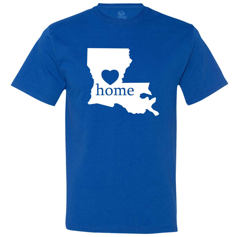  "Louisiana Home State Pride" men's t-shirt Royal-Blue