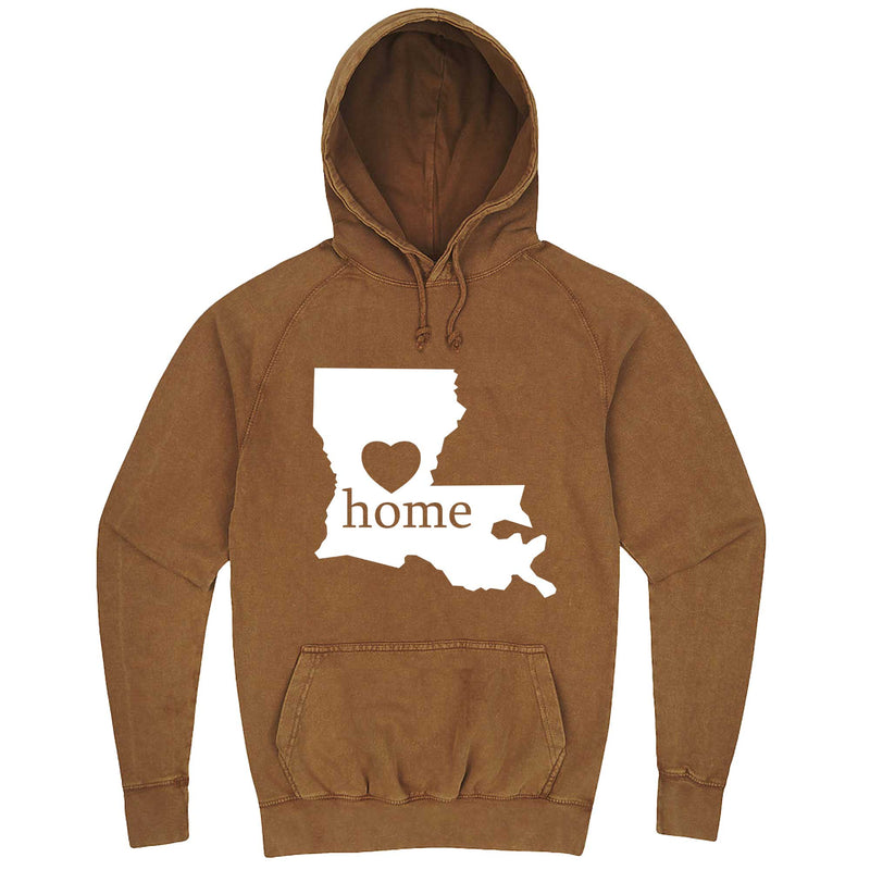 "Louisiana Home State Pride" hoodie, 3XL, Vintage Camel