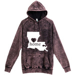  "Louisiana Home State Pride" hoodie, 3XL, Vintage Cloud Black