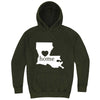  "Louisiana Home State Pride" hoodie, 3XL, Vintage Olive