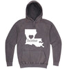  "Louisiana Home State Pride" hoodie, 3XL, Vintage Zinc